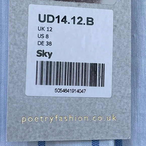 POETRY STRIPE BUTTON THROUGH SHIRT SIZE 8 - Picture 7 of 14